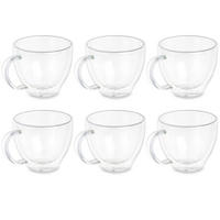 THERMOGLÄSER 6er-Set 140 ml - Transparent, Glas (140L) - Vivalto