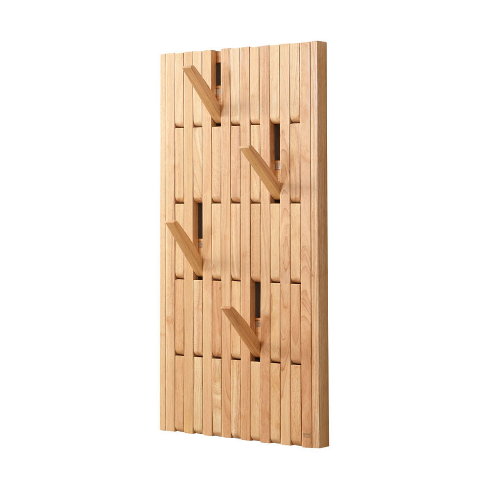 GARDEROBENPANEEL QUEST - Hellbraun - Hellbraun, Holz/Holzwerkstoff (55/105/4cm) - Home Deluxe