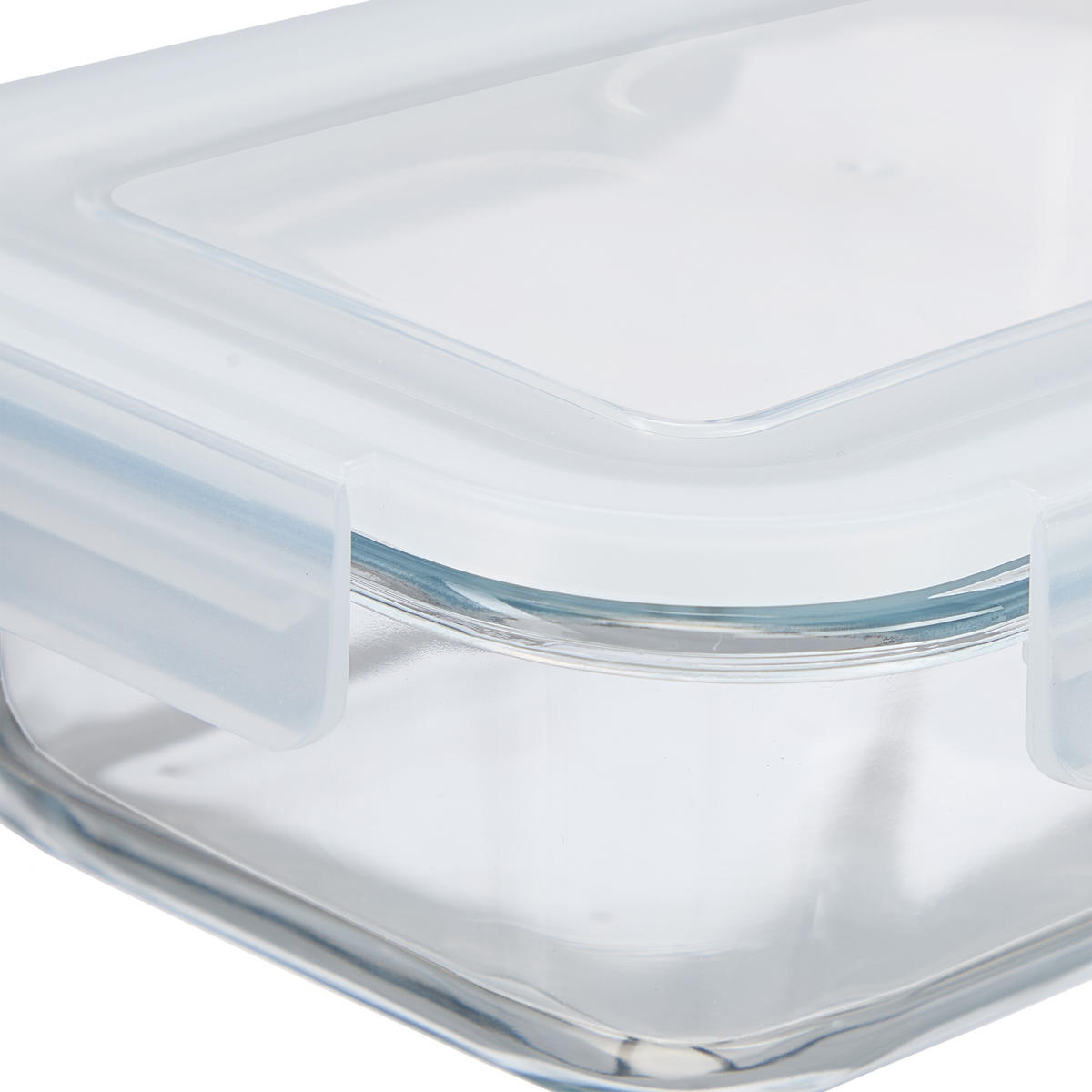 GLASBEHÄLTER-SET - Transparent, Glas/Kunststoff (18/6/13.5cm) - Relaxdays