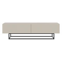 TV-SCHRANK Veldio Graubeige Schwarz 175 cm - Greige/Schwarz, Holzwerkstoff/Metall (175/46.5/31.6cm) - Selsey
