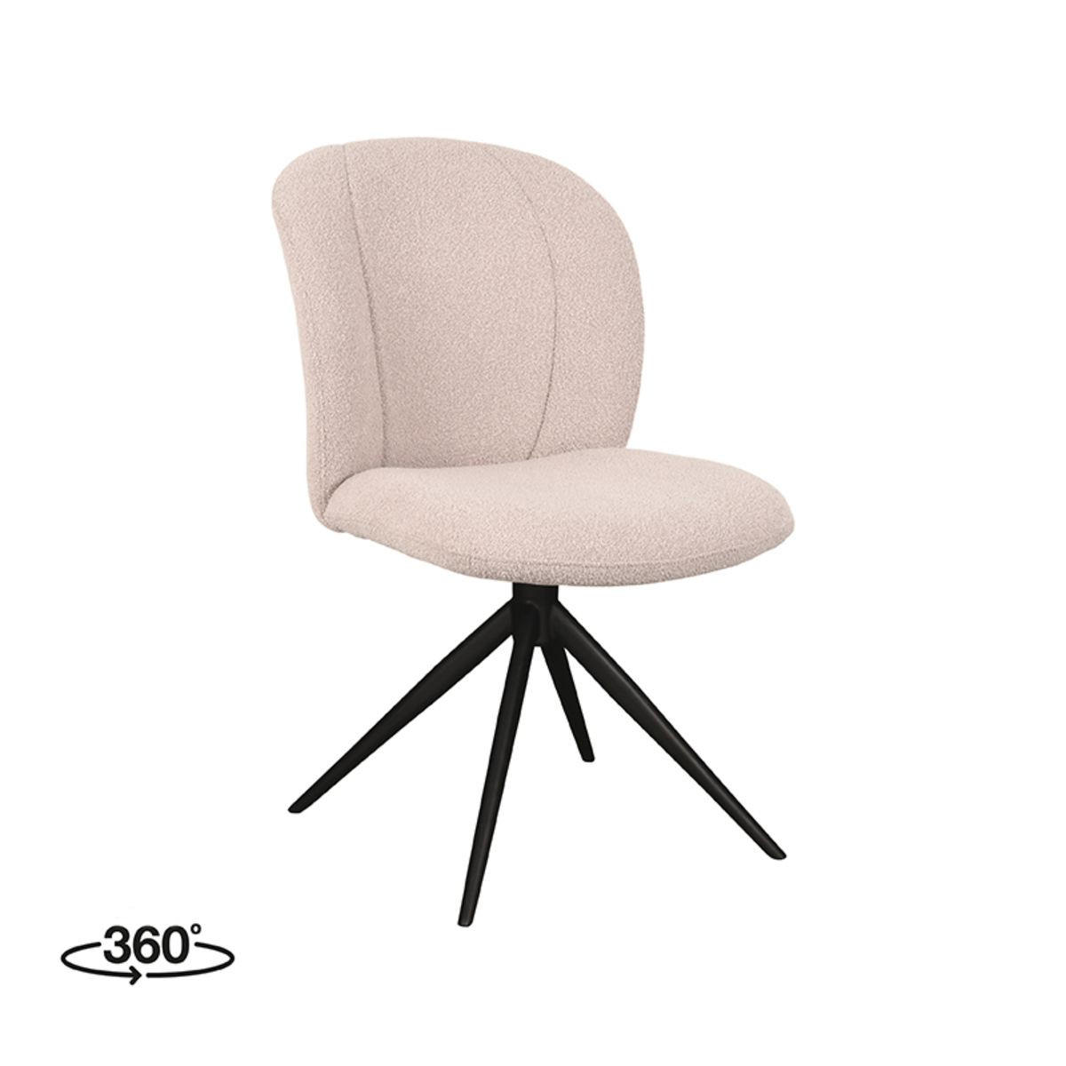 ESSZIMMERSTUHL Kimo Beige 54/50/87 cm 2er-Set - Beige, Textil (50/87/54cm) - LABEL51