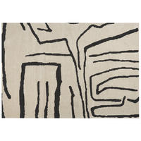 KOBEREC Světle béžový 160/230 cm Kolpur - béžová, textil (160/230cm) - Beliani