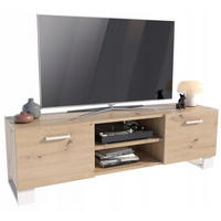 FERNSEHKOMMODE KLARA BIS Artisan Eiche-Weiß 150/40/46,6 cm - Multicolor, Holzwerkstoff (150/46.6/40cm) - Matkam Möbel