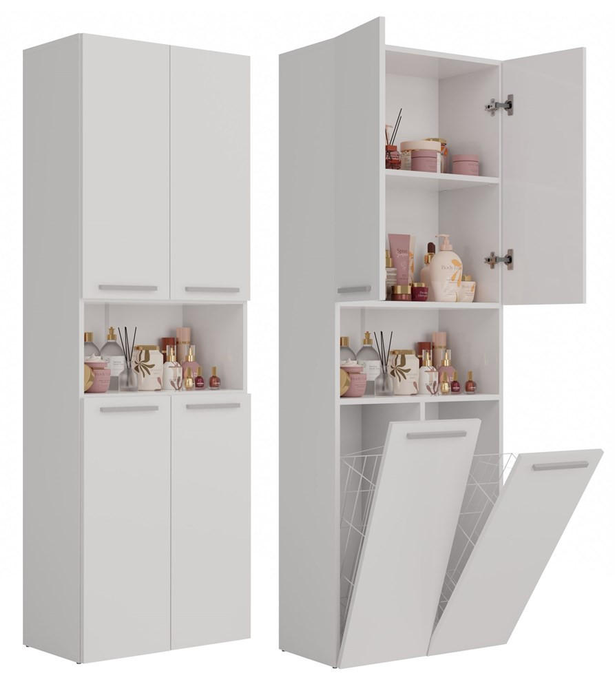 RAUMHIRSCH FURNITURE KOUZELNA SKŘÍŇKA Bílá 60/174/30