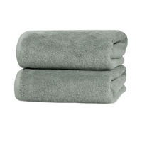 BADETUCH, 2er-Set, 100x150 cm, 100% Baumwolle, Grau - Hellgrau, Textil (100/150cm) - Zollner