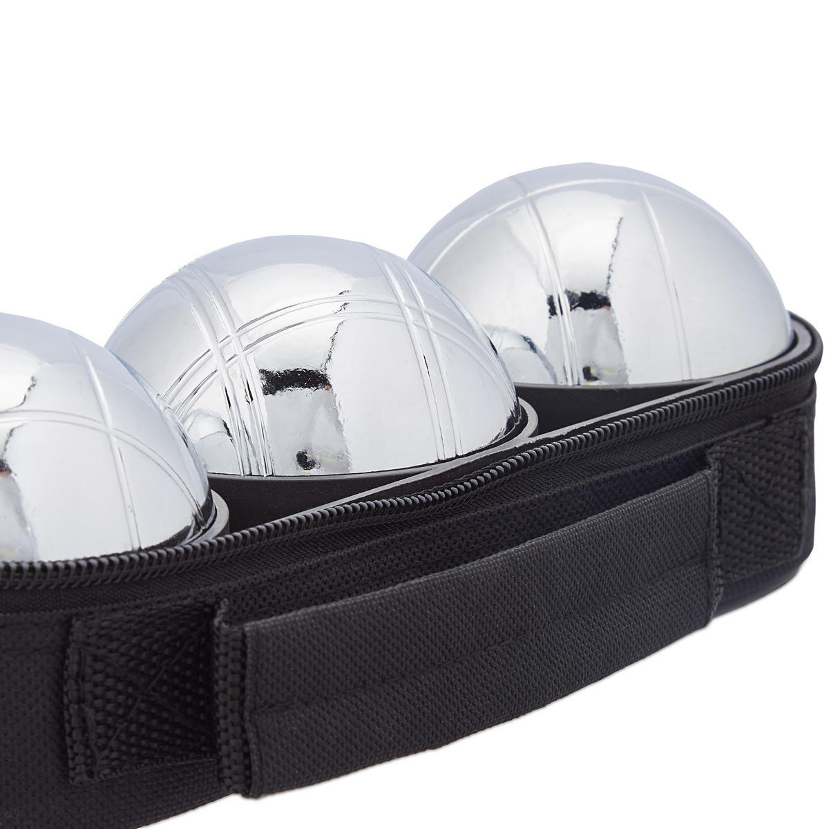 BOULE Kugeln - Multicolor, Textil/Metall (23/7cm) - Relaxdays