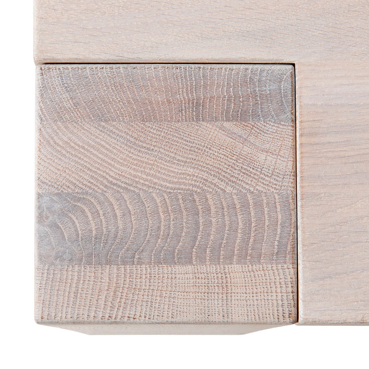 ESSTISCH - Eiche massiv - Eichefarben, Holz (145/45/39cm) - home24