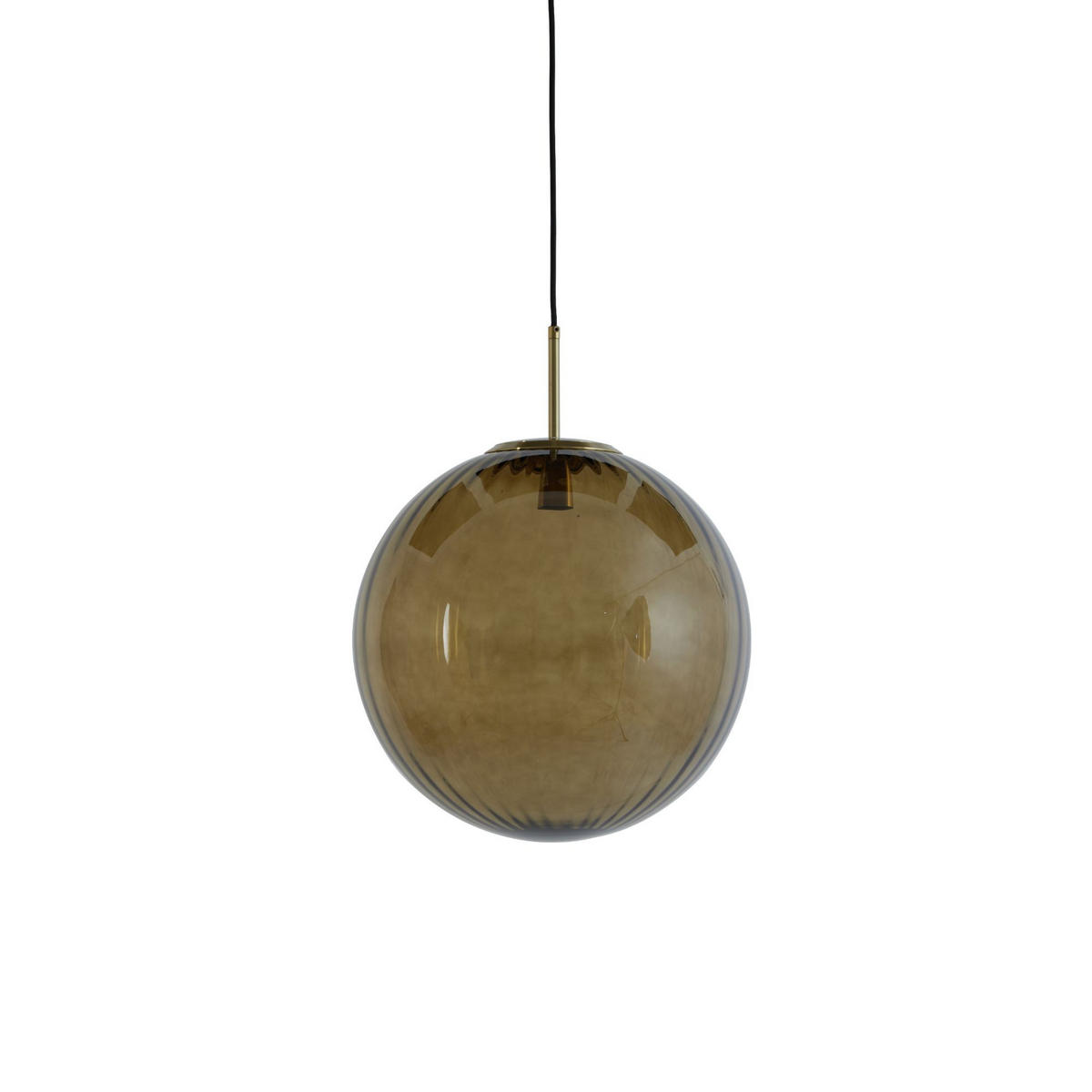 HÄNGELAMPE Magdala Braun Ø40/40 cm - Braun, Glas (40/40/40cm) - Light & Living