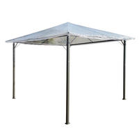 PAVILLON Schutzhaube 3x3m Transparent Nizza - Transparent, Kunststoff (300/1/300cm) - QUICK STAR
