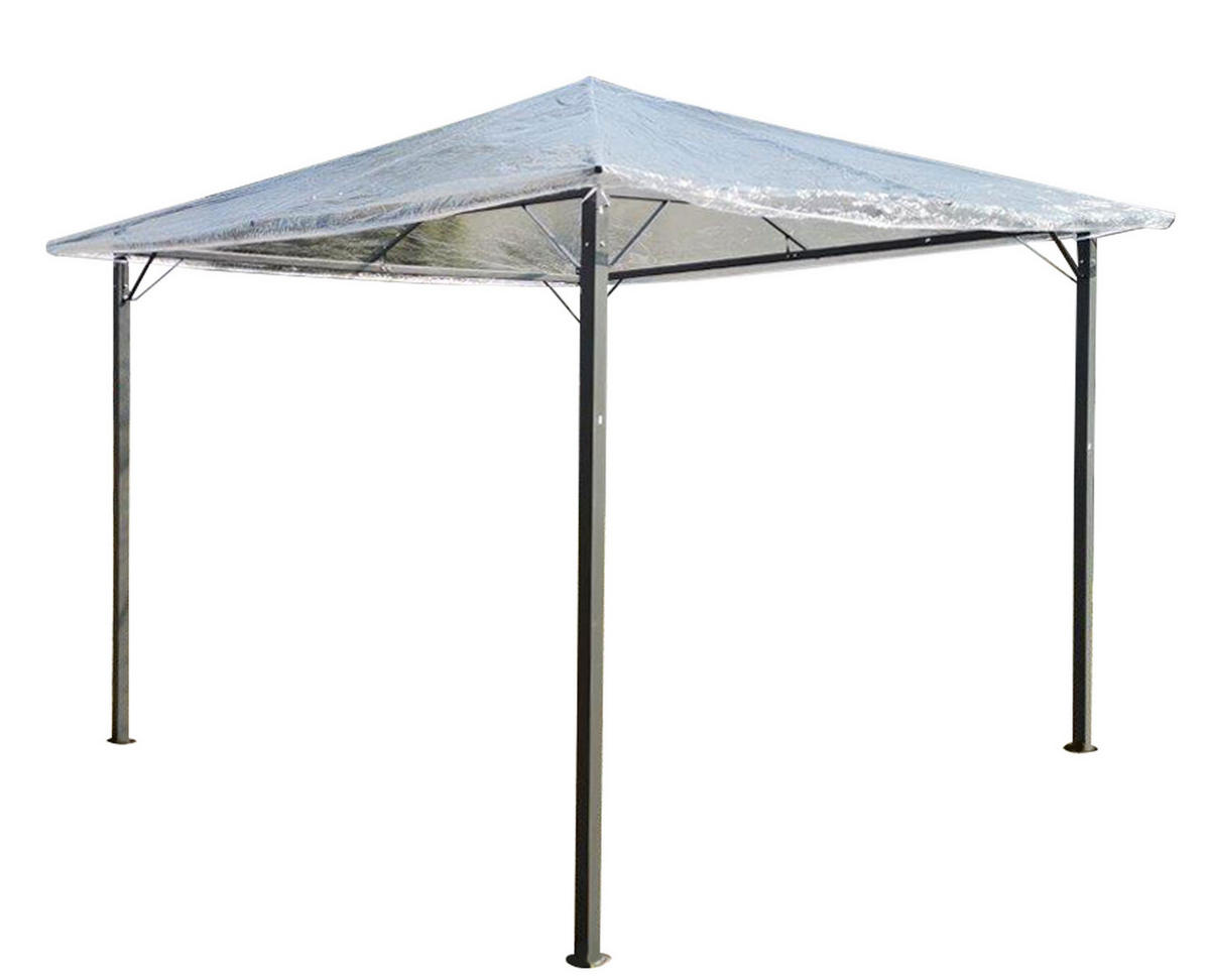 PAVILLON Schutzhaube 3x3m Transparent Nizza - Transparent, Kunststoff (300/1/300cm) - QUICK STAR