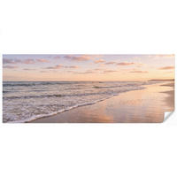 TAPETE - Strand - Brandung - Wolken - 500x200 cm - Hellrosa, Papier (500/200cm) - OnlyWow