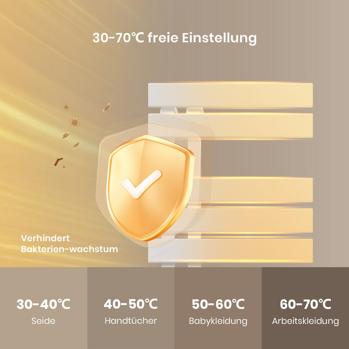 HEIZKÖRPER Elektrisch WLAN Thermostat Weiß - Weiß, Metall (50/100/11cm) - EMKE