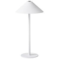LED-TISCHLEUCHTE Weiß Francoli - Weiß, Metall (15/15/31cm) - Beliani
