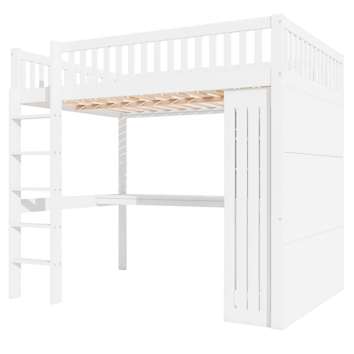 HOCHBETT 140/200 cm Weiß - Weiß, Holz - Raumix