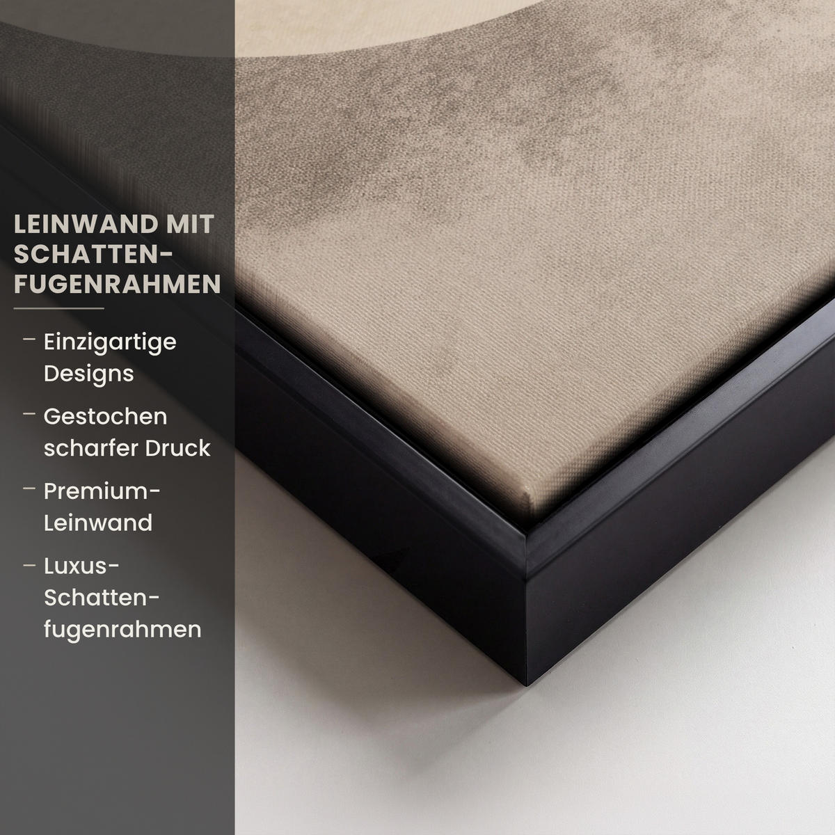 LEINWAND Bilder mit Rahmen - Vogel - Beige - Japanisch - 30x40 - Taupe, Textil (30/40cm) - MuchoWow