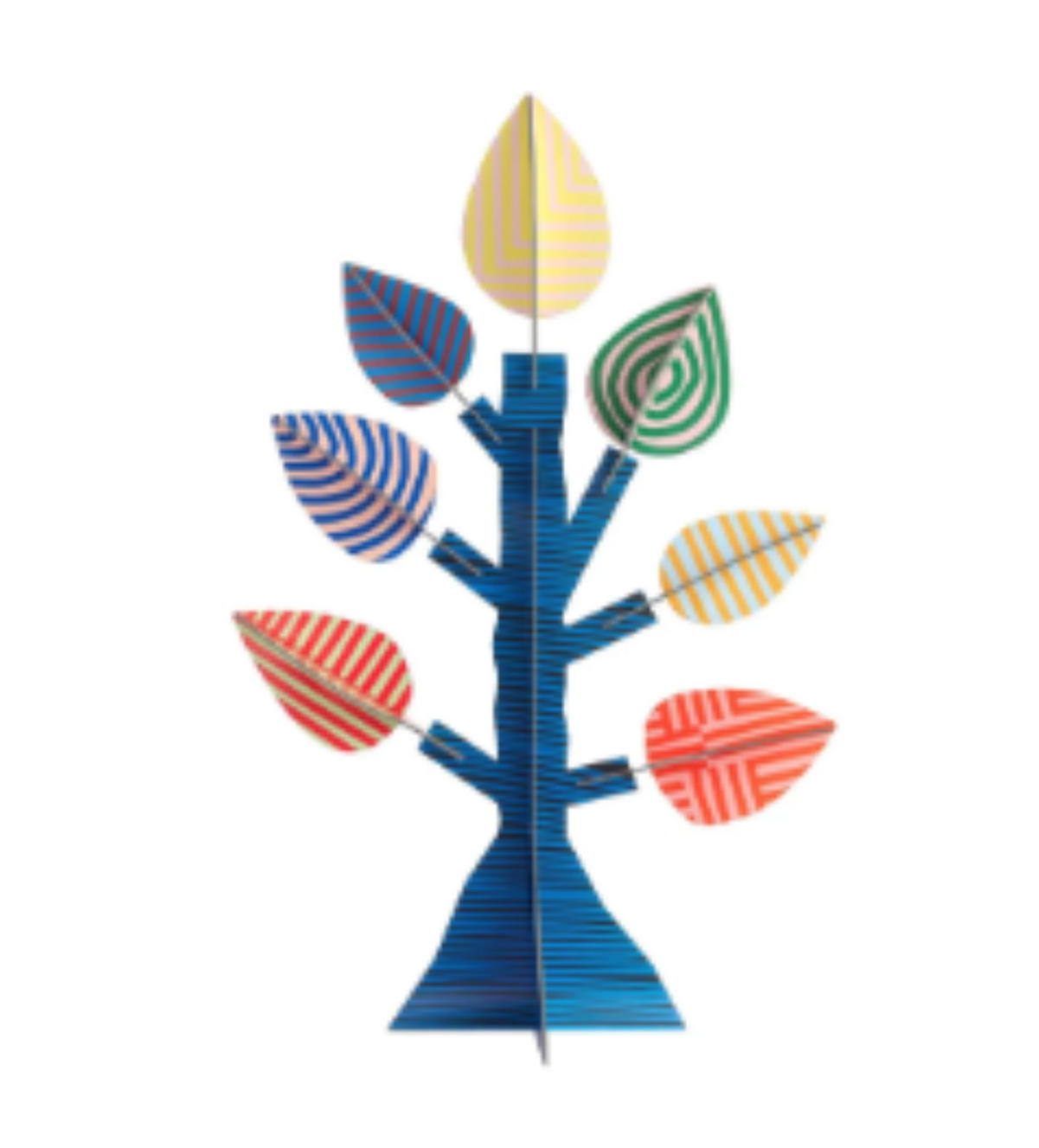 WANDOBJEKTE Studio ROOF, Tree of Life, 3D Bastel-Set, Design Jantien - Naturfarben, Karton (46.1/22.9/74cm) - ich-zapfe
