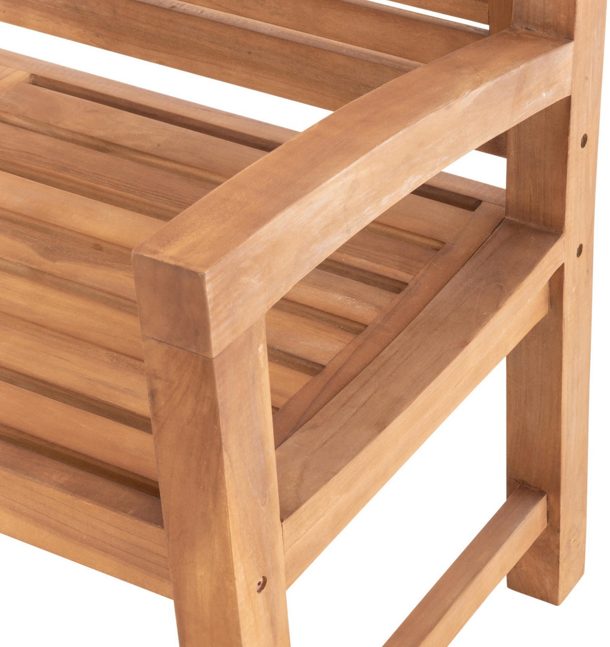 TEAKBANK Halmur 200 cmTeak - Braun, Holz (200/92/59cm) - TPFGarden