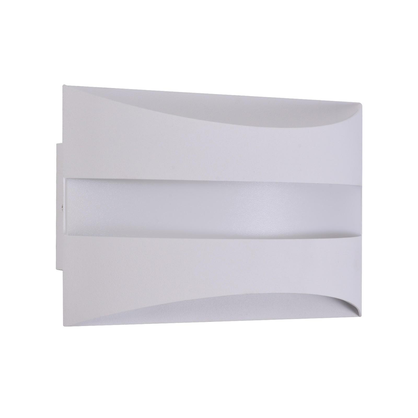 LED-WANDLEUCHTE Twinkling 21/13/8 cm - Weiß, Metall (13/8/21cm) - ZMH