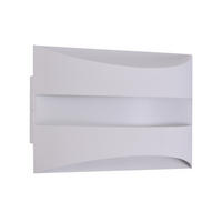 LED-WANDLEUCHTE Twinkling 21/13/8 cm - Weiß, Metall (13/8/21cm) - ZMH