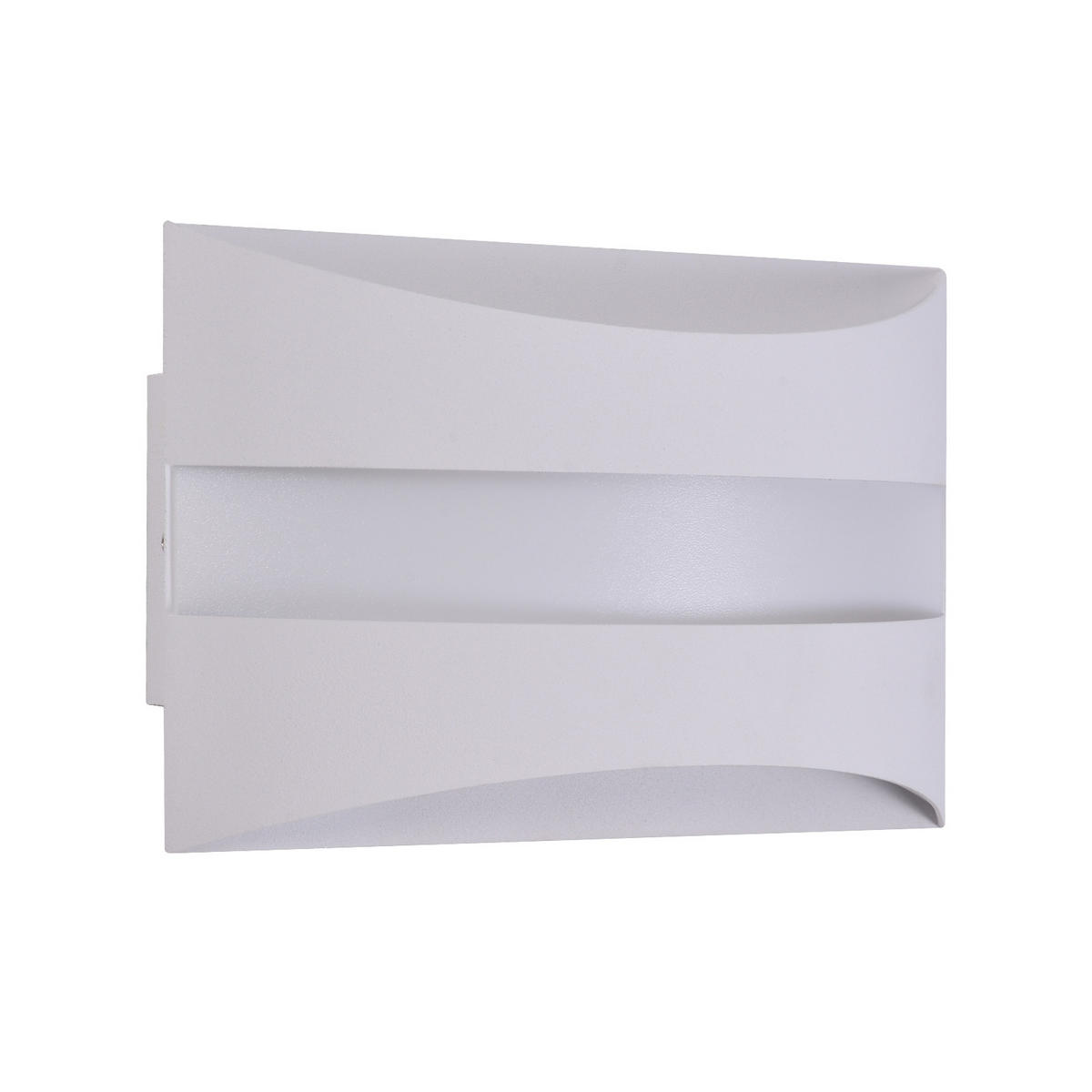 LED-WANDLEUCHTE Twinkling 21/13/8 cm - Weiß, Metall (13/8/21cm) - ZMH