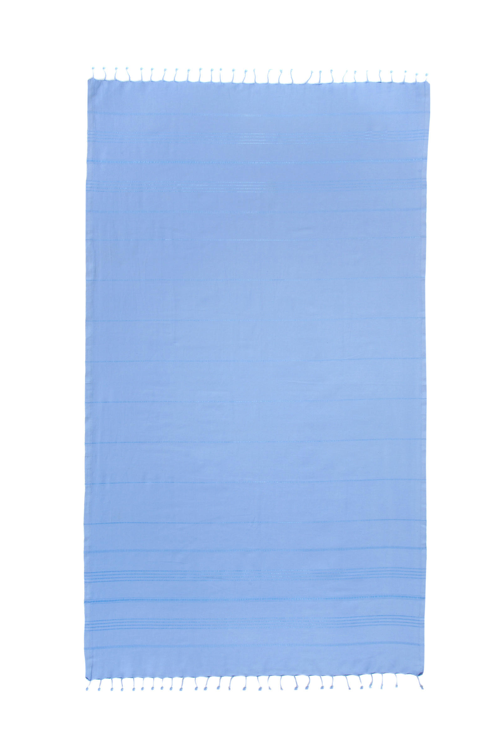 HAMAMTUCH UNI 100% Baumwolle 100x180 Blau - Blau, Textil (180/100cm) - Villa Möbel