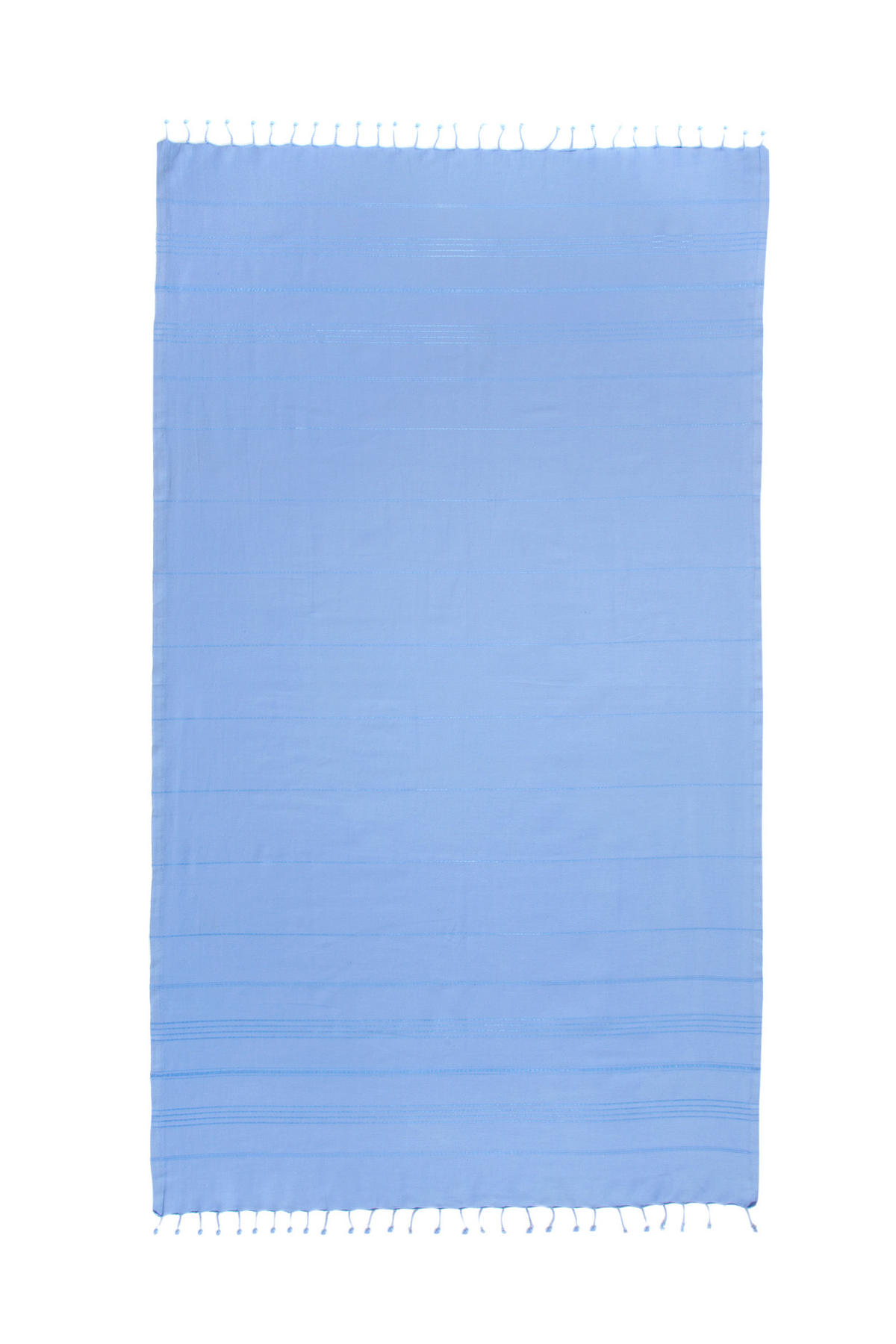 HAMAMTUCH UNI 100% Baumwolle 100x180 Blau - Blau, Textil (180/100cm) - Villa Möbel