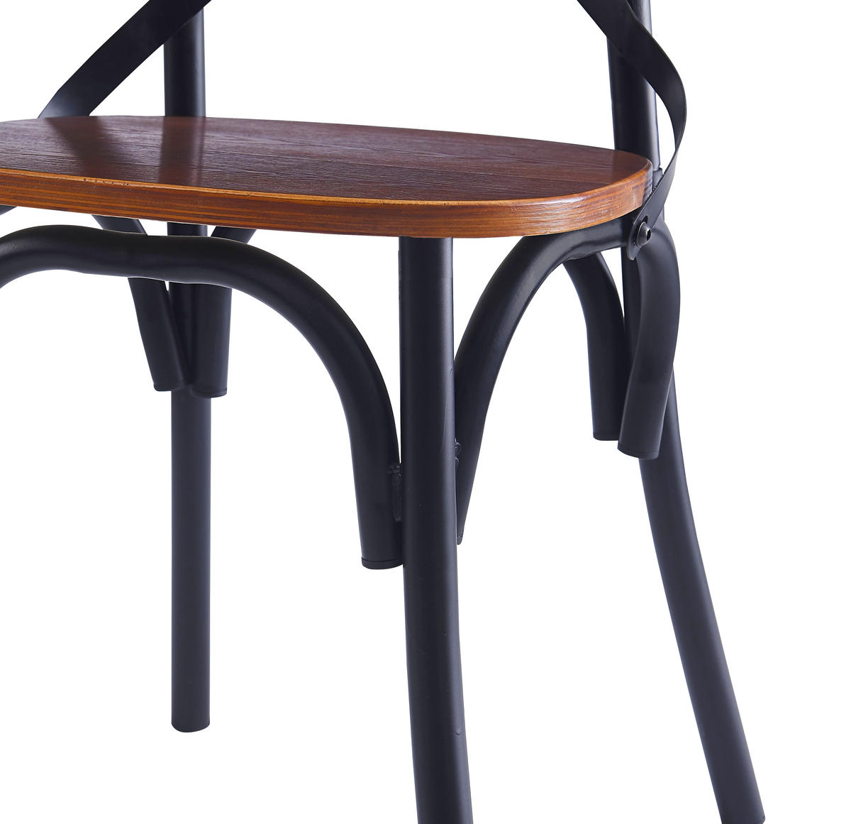 STUHL 2er-Set Holz Braun - Braun, Holz (46/86/46cm) - Nordlys