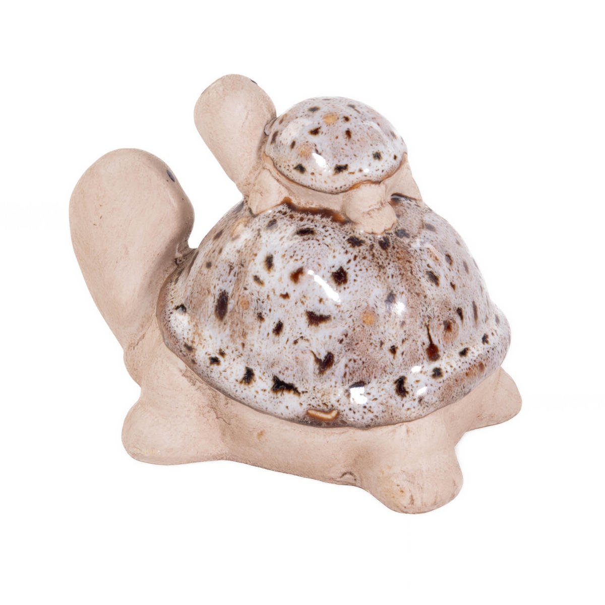GARTENDEKO Schildkrötenfigur 10/11 cm - Beige, Keramik (10/11/6.6cm)