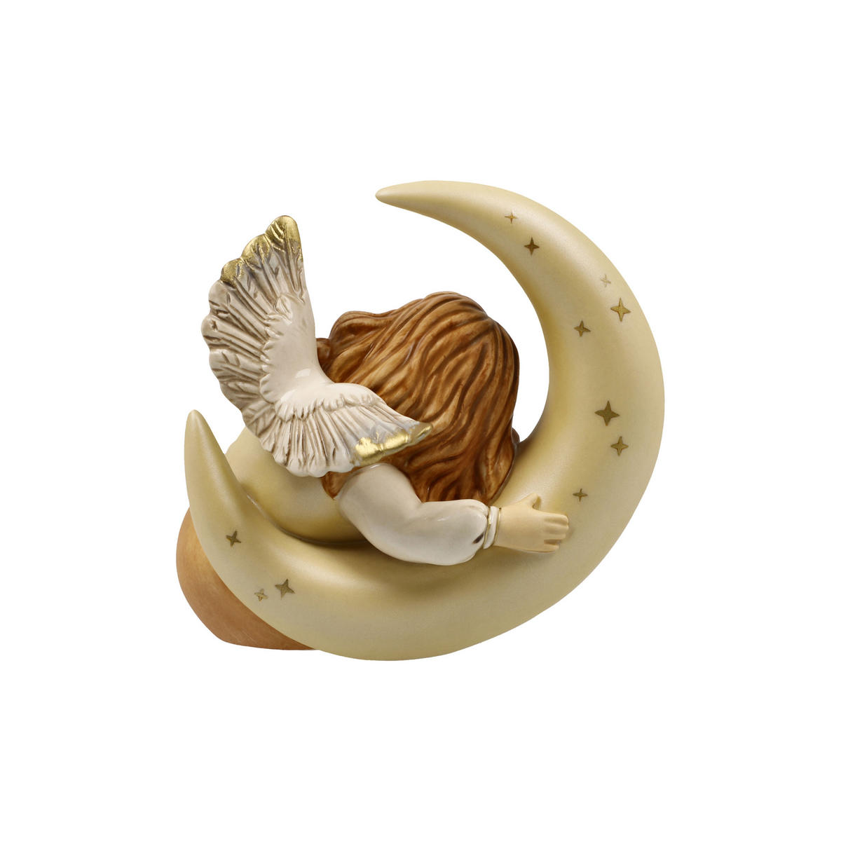 ENGELFIGUR Kleine Traumreise, Steingut, Champagner, 9.5 cm - Beige, Keramik (8.5/9.5/9.5cm) - Goebel