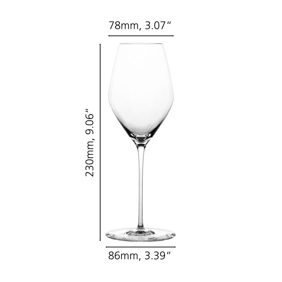 CHAMPAGNERGLÄSER + POLIERTUCH Hi-Lite transparent 347 ml 2er Set - Transparent, Glas (0.347L) - Spiegelau