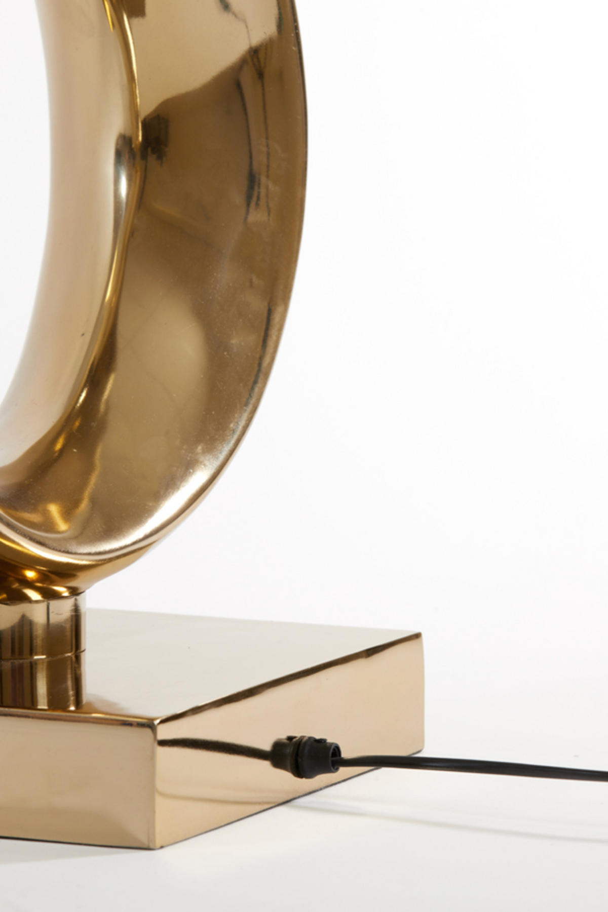 LAMPENFUSS Mond Gold Ø37/99 cm - Goldfarben, Metall (37/26/99cm) - Light & Living