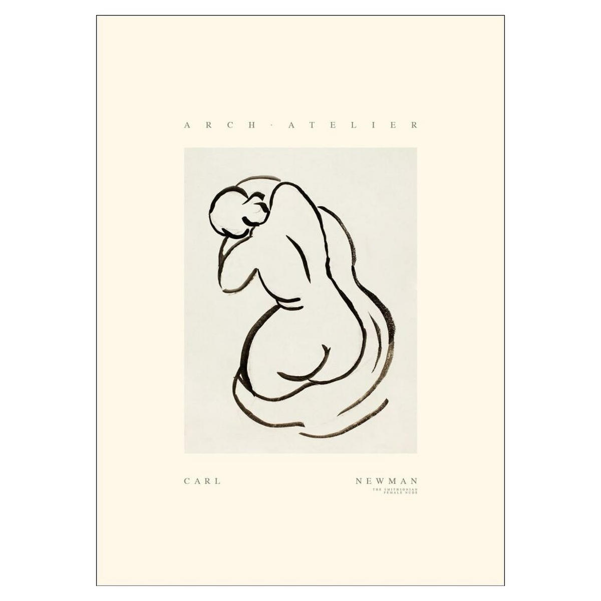 POSTER Arch Atelier - Carl Newman 03 - Naturfarben, Papier (50/70/0.1cm) - Poster&Frame