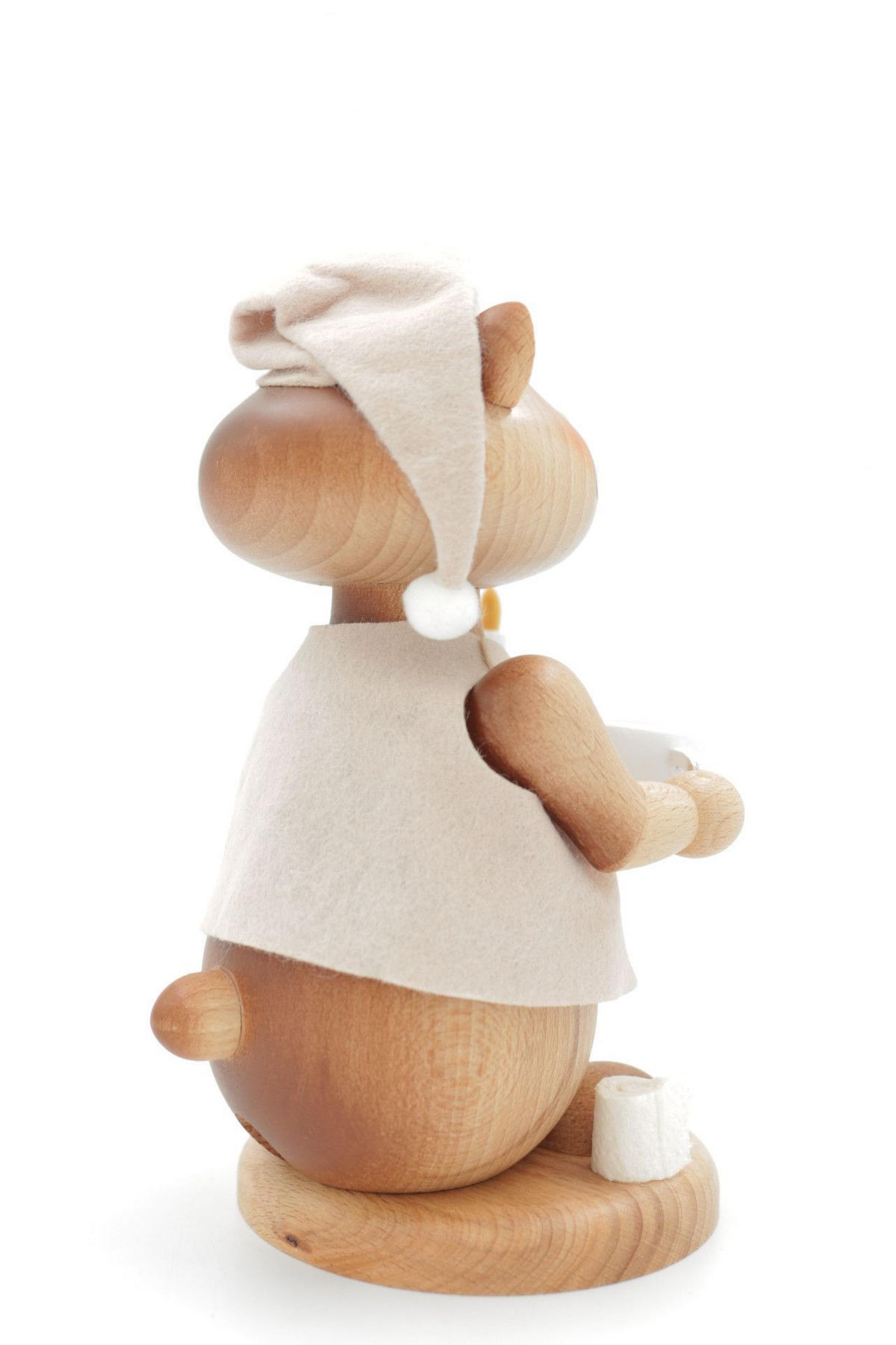 RAUCHFIGUR Hamster Nachtwandler 18 cm - Multicolor, Holz (12/18/0.1cm)