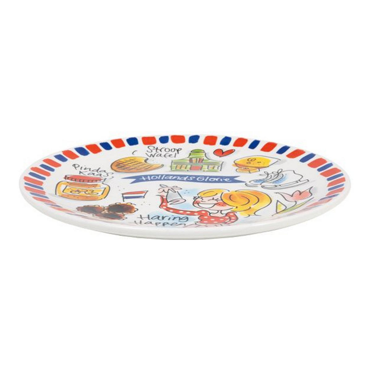 KUCHENTELLER Holland in Bunt - 18cm - Multicolor, Keramik (18/18/2cm) - Blond Amsterdam