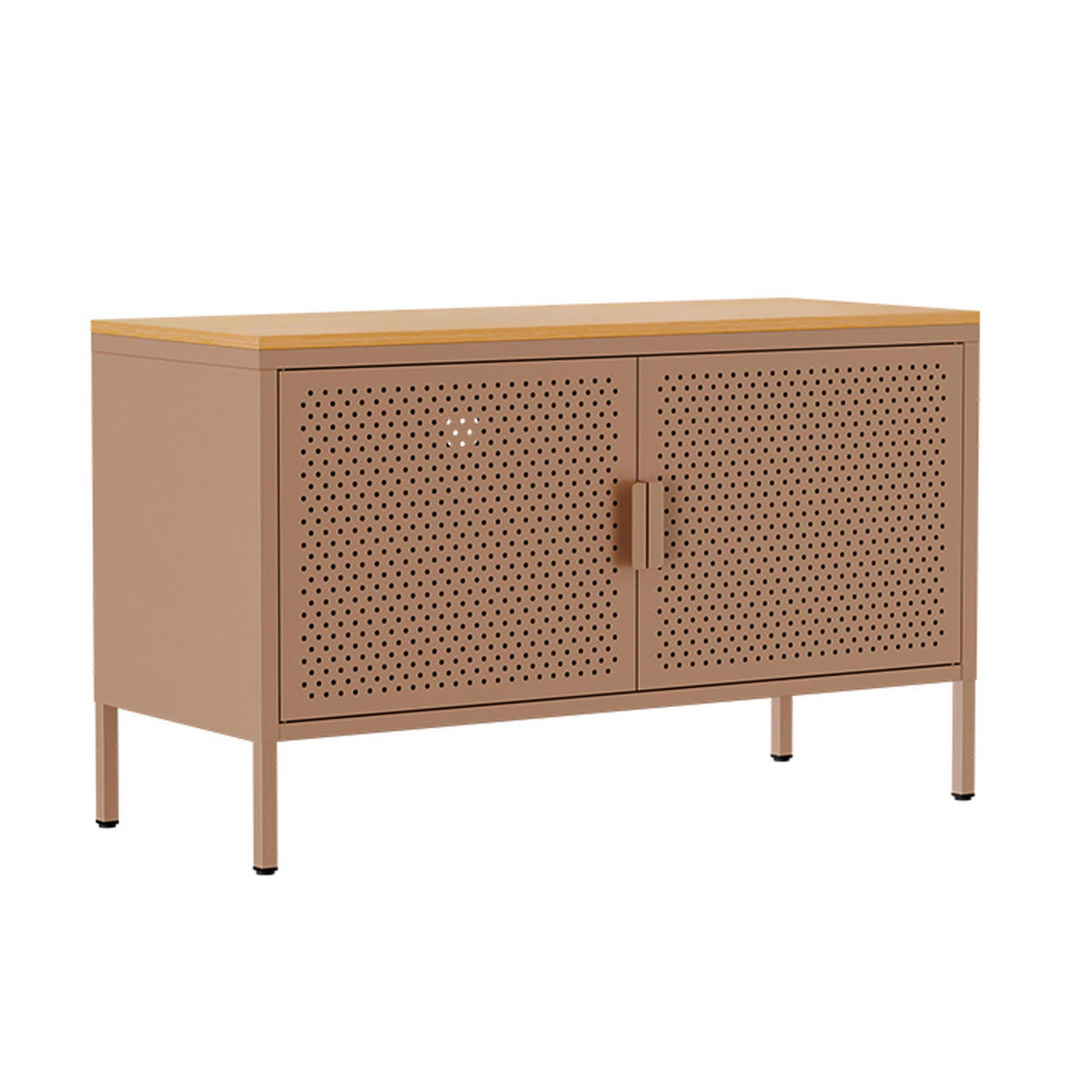 SIDEBOARD 100 cm, Braun - Braun, Metall (40/60/100cm) - Oviala