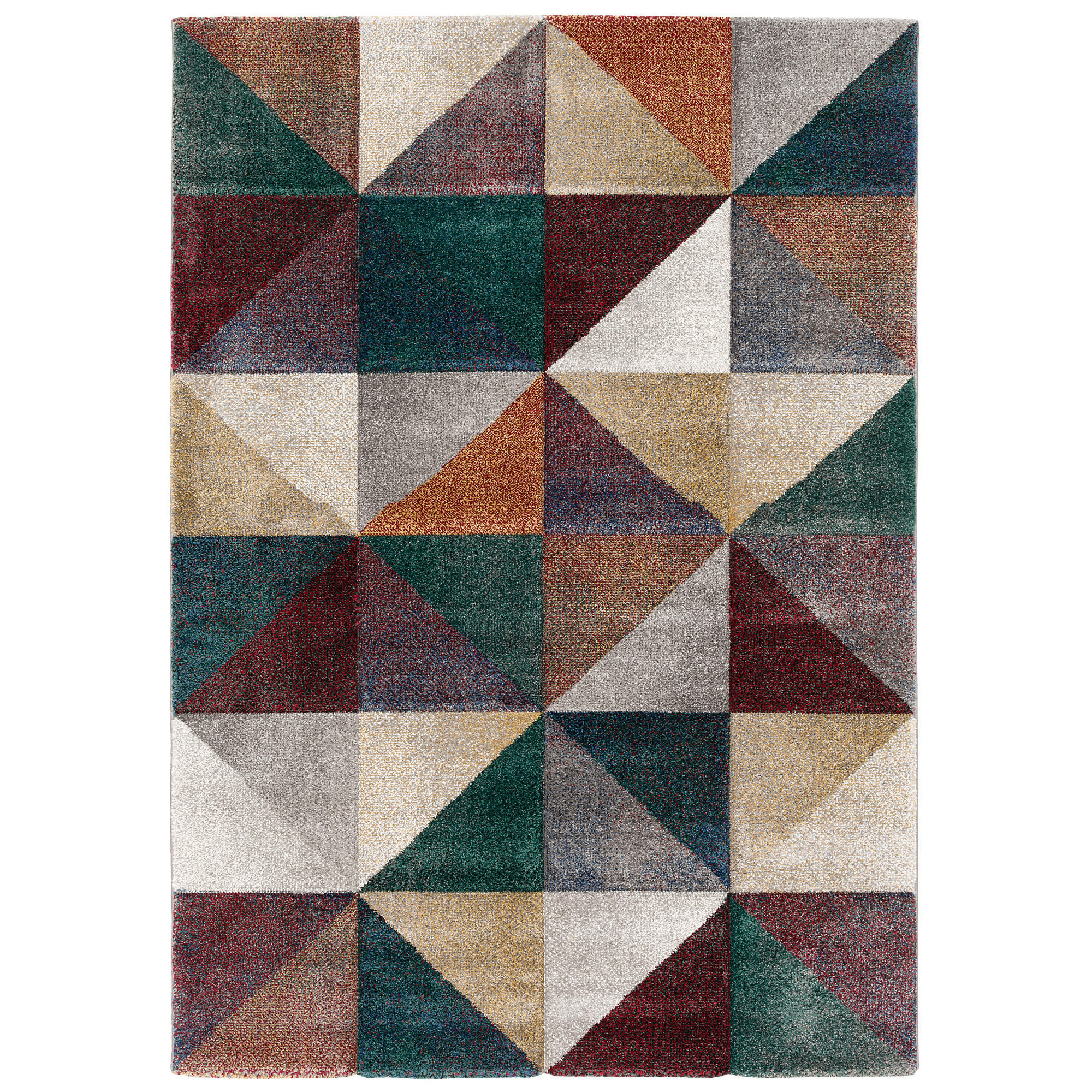 DESIGNER TEPPICH MAUI MODERN PRISMA - Grün, Textil (140/200cm) - Pergamon