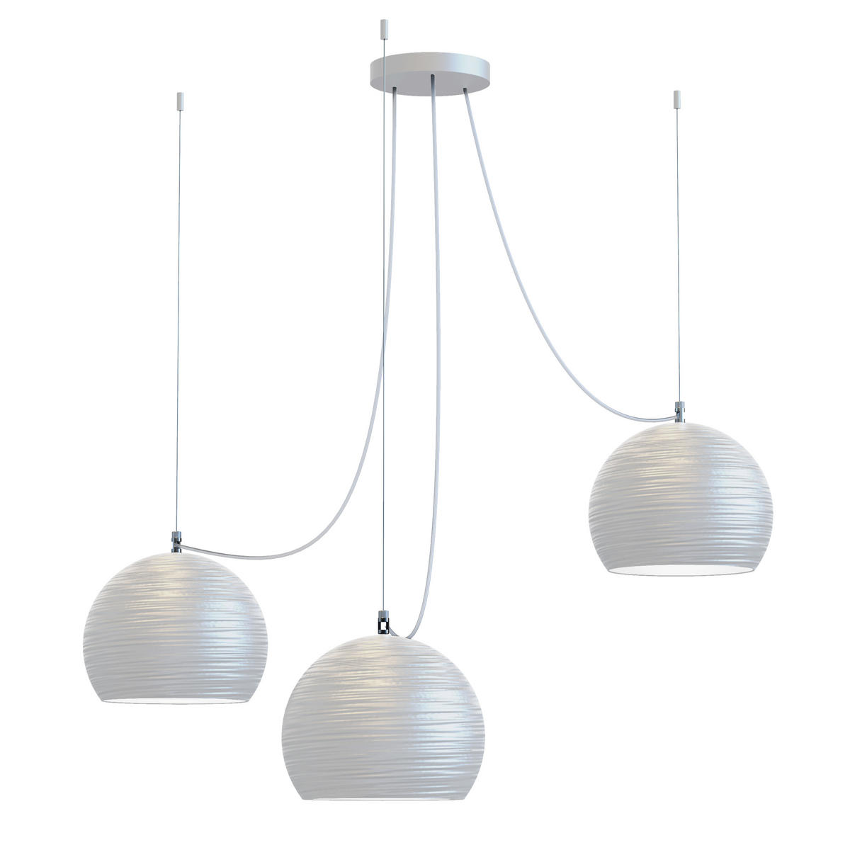 HÄNGELEUCHTE - Weiß, Metall (25/25/20cm) - Lumicom