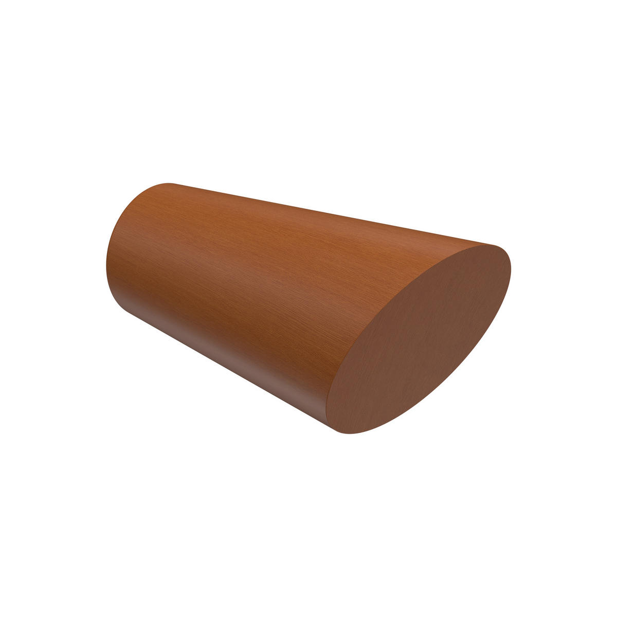ENDSTÜCKE FÜR GARDINENSTANGEN 20 mm Ø, Bero Kirschbaum, Packung 2 Stück - Kirschbaumfarben, Holz (6.8/4/4cm) - INTERDECO