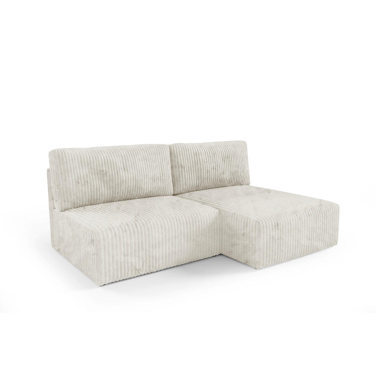 ECKSOFA Angela 3 Sitzplätze Weiß - Weiß, Holz (210/149cm) - Petits-meubles