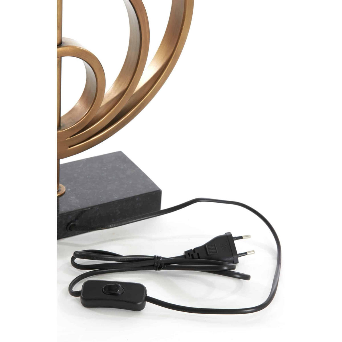 LAMPENFUSS Cassel Bronze 30/9/41 cm - Bronzefarben, Metall (30/9/41cm) - Light & Living