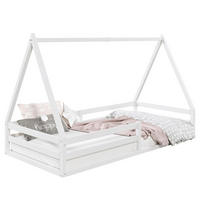 HAUSBETT SILA 90X200 CM - Weiß, Holz (96/152/206cm) - IDIMEX