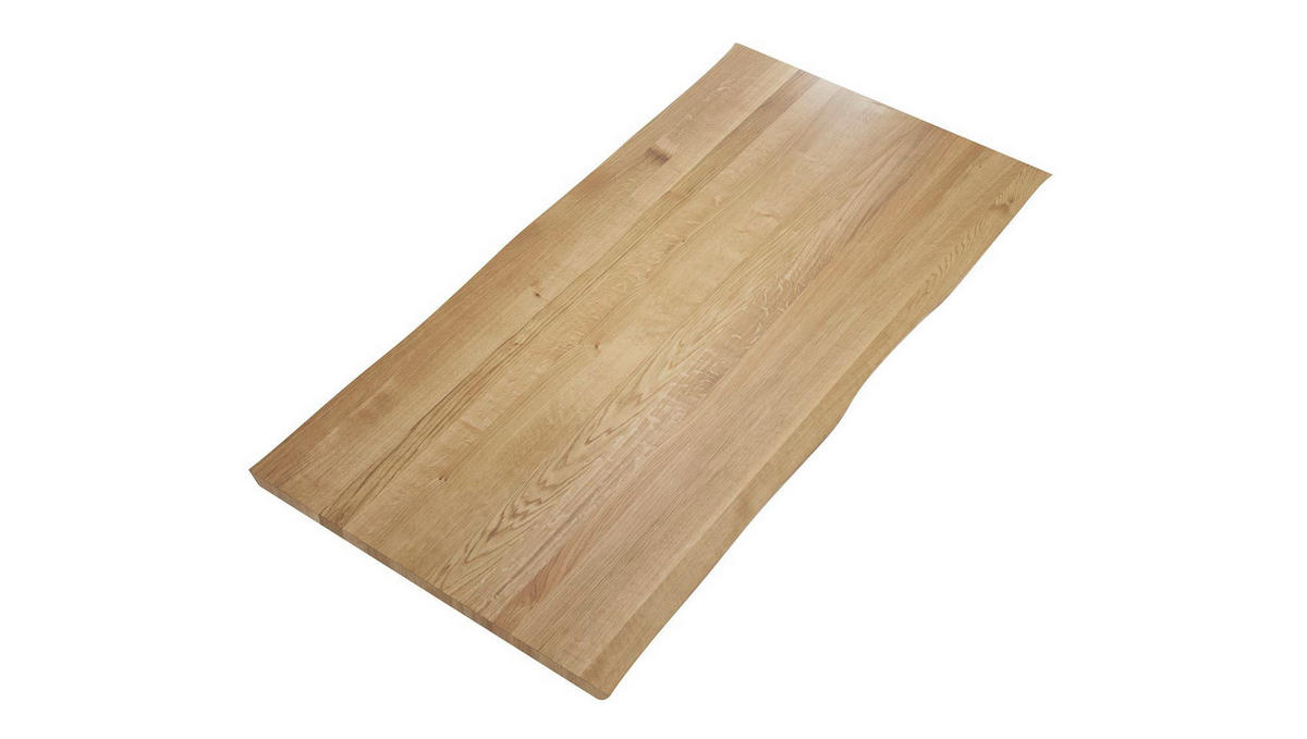 BAUMKANTENTISCH Daisie 4 160x78x90 Massivholztisch Wildeiche geölt - Wildeiche, Holz (160/78/90cm) - 58aufmkessel