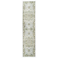 TEPPICHLÄUFER Catlaine Getty Green Grün - Grün, Textil (61/239cm) - Kukoon Rugs