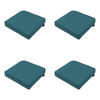 SITZKISSEN Sea 40/40 cm 4er-Set - Petrol, Textil (40/7/40cm) - Madison