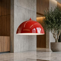 HÄNGELEUCHTE Cassis - Rot, Metall (40/40/20cm) - Lumicom