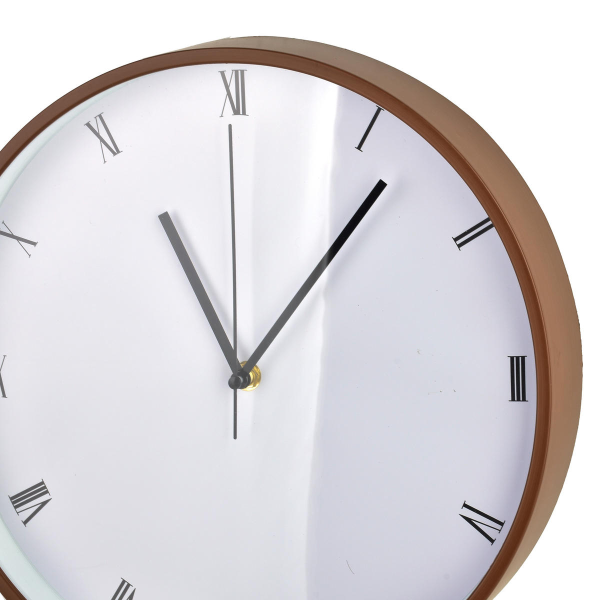 WANDUHR Ramsey Weiß 30/4/30 cm Kunstoff - Braun, Kunststoff (30/30/4cm) - Mondex