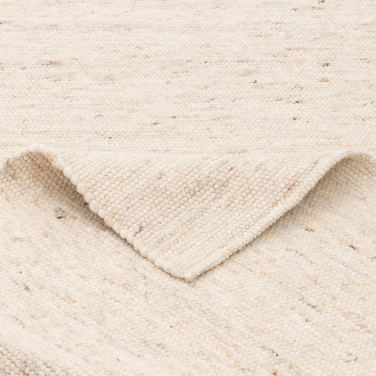 NATUR TEPPICH WOLLE ALASKA MELIERT - Beige, Textil (120/180cm) - Pergamon