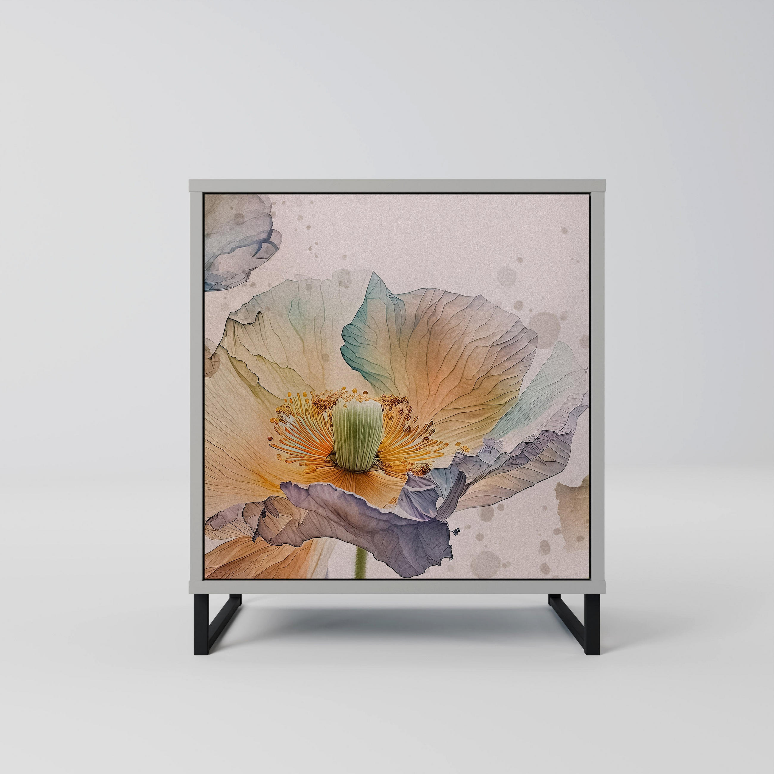 SpaceRebels Sideboard Grau 57.5x67.5x42 cm