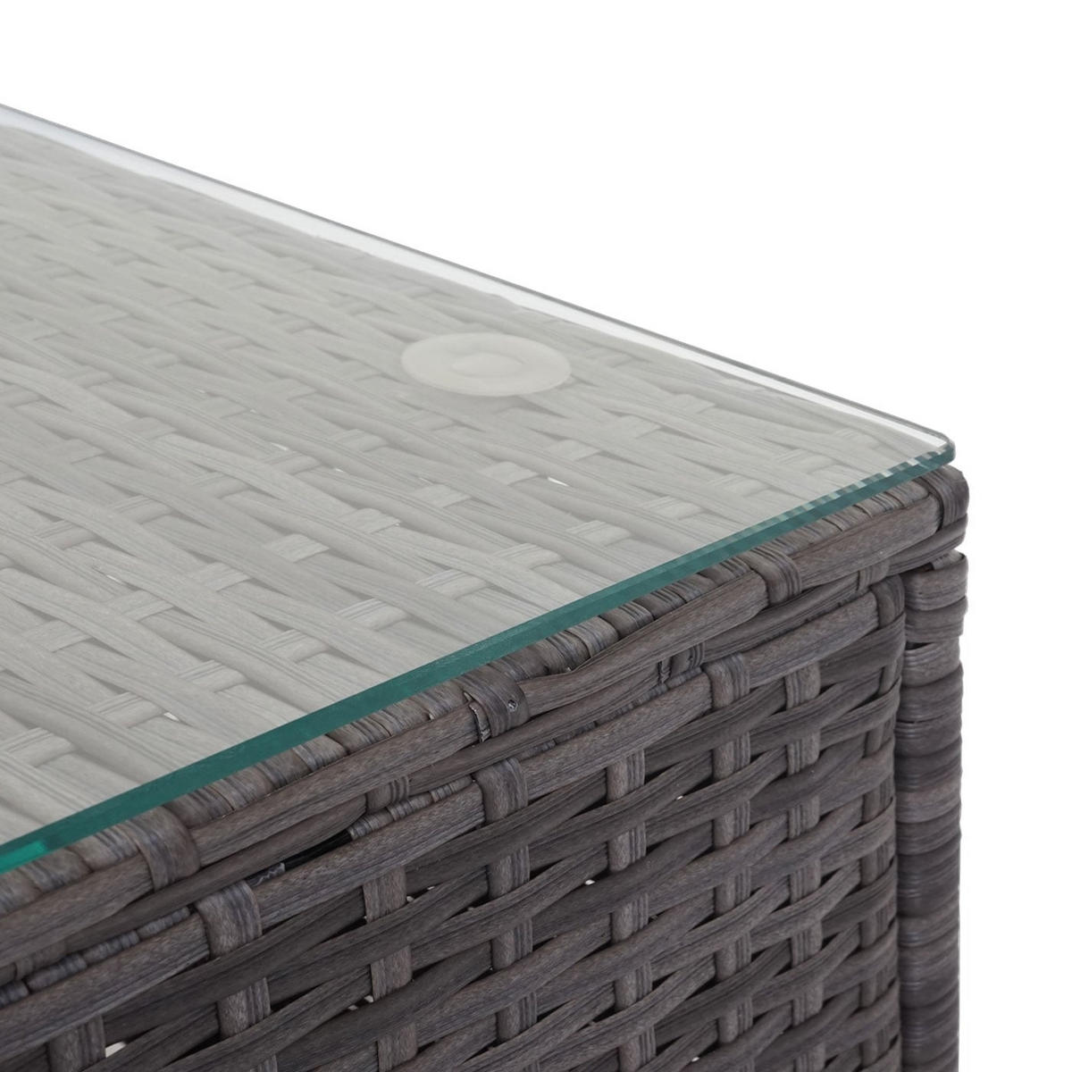 GARTENSET Grau Kissen Dunkelgrau ohne Dekokissen - Grau, Metall - PROREGAL