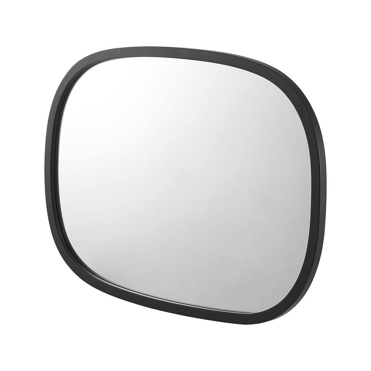 WANDSPIEGEL Copertino - Schwarz, Glas/Holzwerkstoff (46/70/66cm) - [en.casa]
